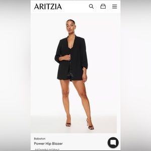 Aritzia Babaton power hip blazer size 10
